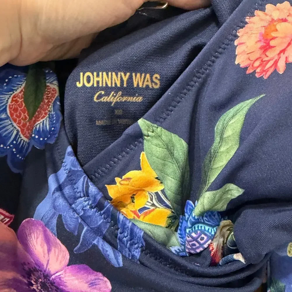 Johnny Was NEON JUNGLE WRAP ONE PIECE